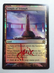 Temple of Triumph - Foil (Signed by Jason Felix)